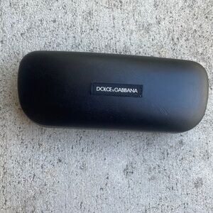 Dolce&Gabbana bl sunglass eye pouchette chic clutch inside velvet leather outer